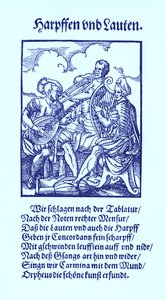 Harfen- und Lautenspieler