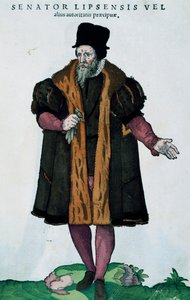 Leipziger Senator, Gravur aus Habitus praecipuorum popularum