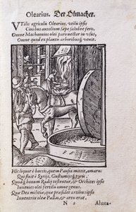 Ölmacher, Illustration aus der lateinischen Ausgabe von 