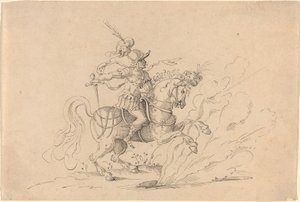 Das Opfer des Marcus Curtius von Jost Amman