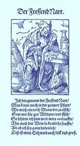 Der gefräßige Narr von Jost Amman