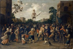 Der Kampf gegen den Tod, 1625 von Jost Cornelisz Droochsloot