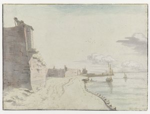 Ansicht des Waterschans Bulwarks, Bergen op Zoom von Josua de Grave