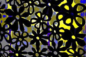 Blumen, aus der Serie Italienische Synagoge, 2015 von Joy Lions