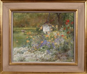 Schuppen und Vogelbad