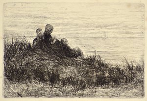 Abend am Ufer von Jozef  Israels
