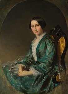 Jeanette Bloemen (1829-1915), Ehefrau des Amsterdamer Maklers Hendrik Luden (1822-1895) von Jozef Israëls