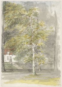 Baum vor dem Tor eines Landhauses von Jozef Israëls
