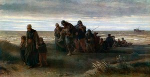 Fischer tragen einen Ertrunkenen, ca. 1861, 1912 von Jozef Israëls