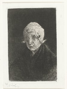 Alte Frau aus Katwijk von Jozef Israëls