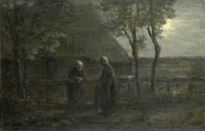 Nachbarschaftstratsch von Jozef Israëls