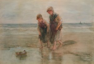 Segeln des Bootes von Jozef Israëls