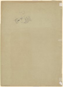 Studie eines Bauern (verso)
