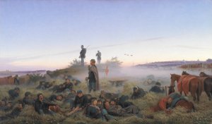 Der Morgen nach der Schlacht von Isted am 25. Juli 1850