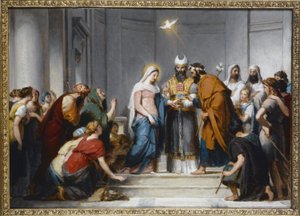 Die Hochzeit der Jungfrau. Studie für die Komposition der Kirche Notre-Dame-de-Lorette, circa 1833
