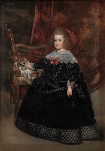 Maria Teresa, Infantin von Spanien, ca. 1645 von Juan Bautista Martinez Del Mazo