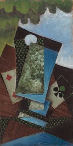 Ass der Kreuz und Vier der Karo, 1915 von Juan Gris