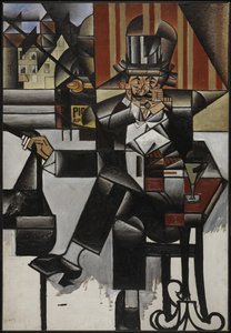 Mann in einem Café, 1912 von Juan Gris