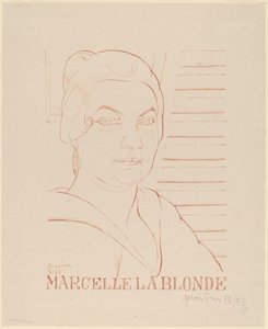 Marcelle die Blonde von Juan Gris