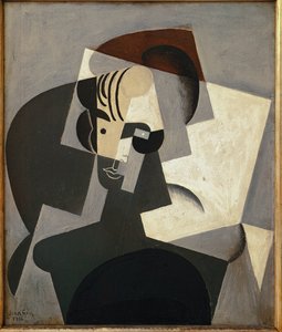 Porträt von Josette Gris - Öl auf Leinwand von Juan Gris