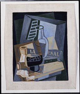Stillleben vor einem Fenster, 1922 von Juan Gris