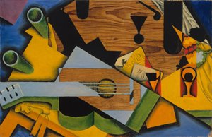 Stillleben mit Gitarre