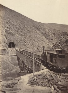 Brücke und Tunnel über Jalon, Madrid nach Zaragoza