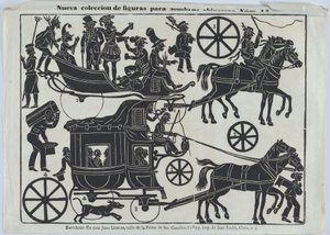 Blatt 13 von Figuren für chinesische Schattenspiele, 1859