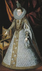 Margarete von Österreich, Erzherzogin von Österreich und Königin von Spanien - Porträt von Margarita von Österreich (1584-1611) von Pantoja de la Cruz, Juan
