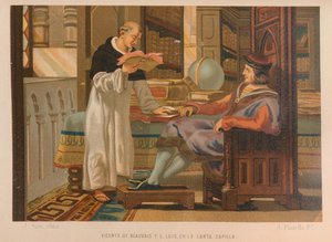 Vincent von Beauvais und Sankt Ludwig. Aus: La ciencia y sus hombres