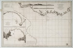 Karte von Südamerika und der Atlantikküste