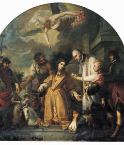 Die letzte Kommunion der heiligen Agatha (Ultima Comunion von Santa Agueda) von Juan de Sevilla Romero y Escalante