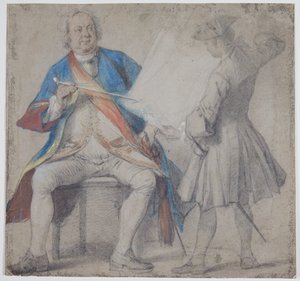 Sterbender Einsiedler, Mönch Juan, an seiner Seite ein Schädel und ein Kreuz mit dem gekreuzigten Christus von Juan de Valdes Leal