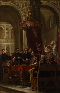 Die Bekehrung und Taufe des Hl. Augustinus durch den Hl. Ambrosius