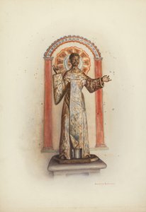 Statue von Santo wahrscheinlich St. Dominikus