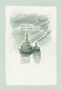 Deutscher Marinebombardement von Scarborough, North Yorkshire, 1914 2014 von Judith Dobie