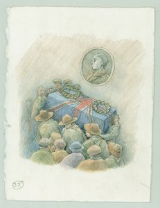 Deutscher Marinebombardement von Scarborough, North Yorkshire, 1914 von Judith Dobie