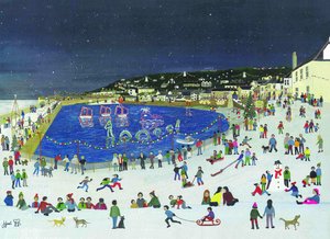 Mousehole Hafenlichter, 2009 von Judy Joel