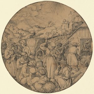 Die Heuernte (Juni) von Jörg Breu the Elder