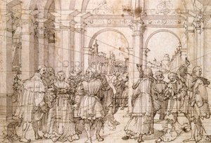 Der Selbstmord der Lucretia, frühes 16. Jahrhundert