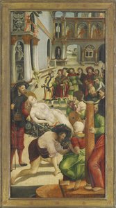Die Verbrennung. Flügel vom St. Agatha-Altar, 1523