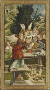 Die Grablegung. Flügel vom Sankt-Agatha-Altar, 1523 von Jörg Greimold
