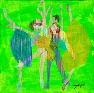 Abstrakte Ballettbewegung