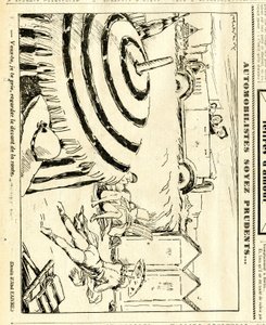 Candide, Satirisch in Schwarz-Weiß von Jules Abel Faivre