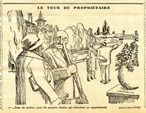 Candide, Satirique en N & B von Jules Abel Faivre