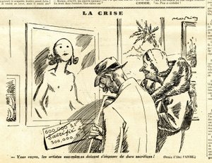 Candide, Satirique en N & B von Jules Abel Faivre