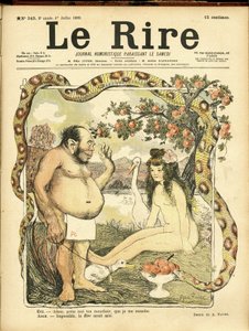Illustration von Abel Faivre (1867-1945) für das Cover von Le Rire, Nr. 243