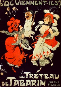 Du Treteau De Tabarin Plakat von Jules Alexandre Gruen or Grun