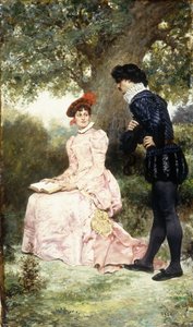 Ein Liebespaar von Jules Arsene Garnier