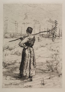 Retour des champs, 19. Jahrhundert von Jules Bastien Lepage